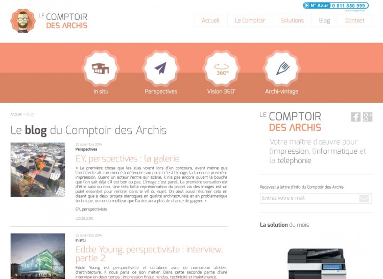 le comptoir des archis